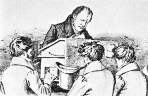 hegel_students Hegel and his students