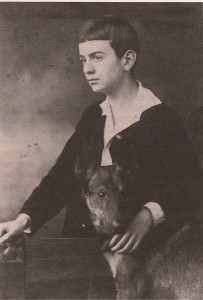 Theodor Adorno in his youth.