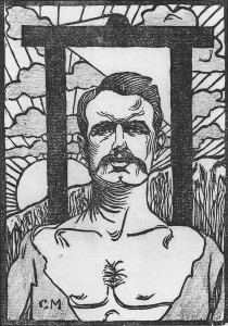 Ravachol painted by Charles Maurin in 1893