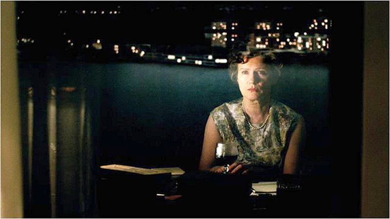 Film still of Hannah Arendt (2013) directed by Margarethe von Trotta.