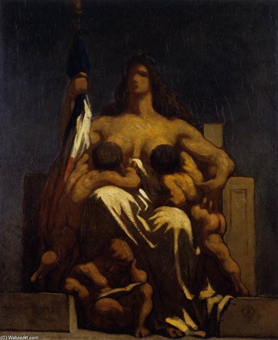 Honoré Daumier's (1808-1879) The Republic, 1848. 