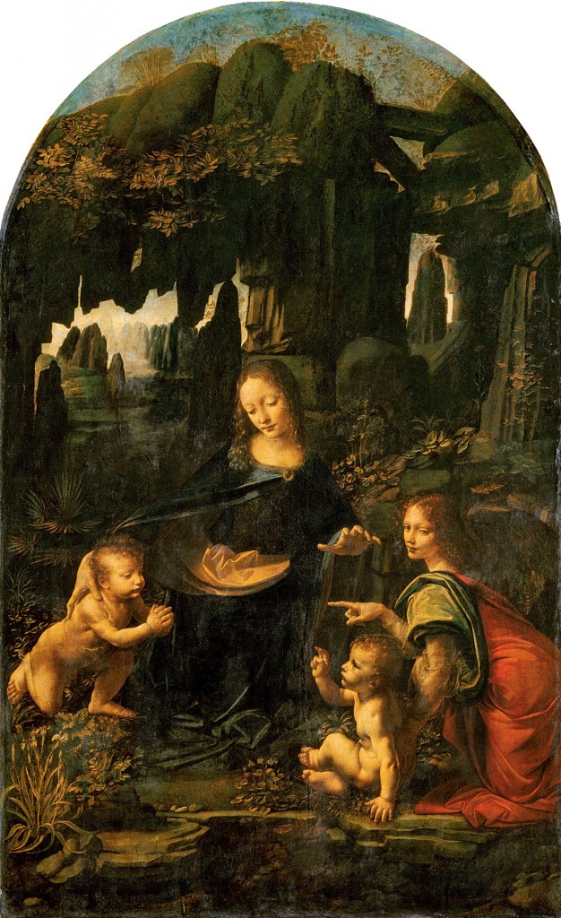 Leonardo da Vinci, Virgin of the Rocks (1483-1486), Louvre, Paris