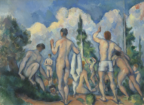 Paul Cézanne, Bathers, circa 1890.
