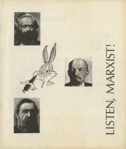 Front cover of the 1969 pamphlet by Murray Bookchin, "Listen, Marxist!"