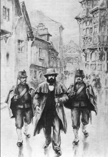 Marx-arrested-in-Brussels-1848