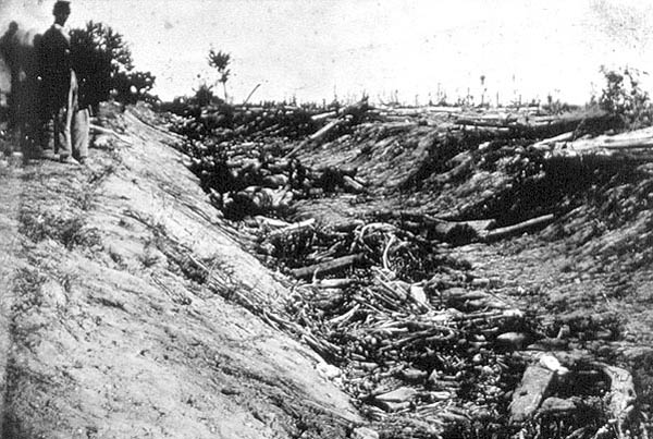 A-photograph-taken-after-the-Battle-of-Antietam