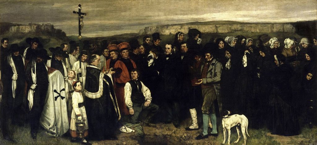 Burial at Ornans, Gustave Courbet (1849-50)